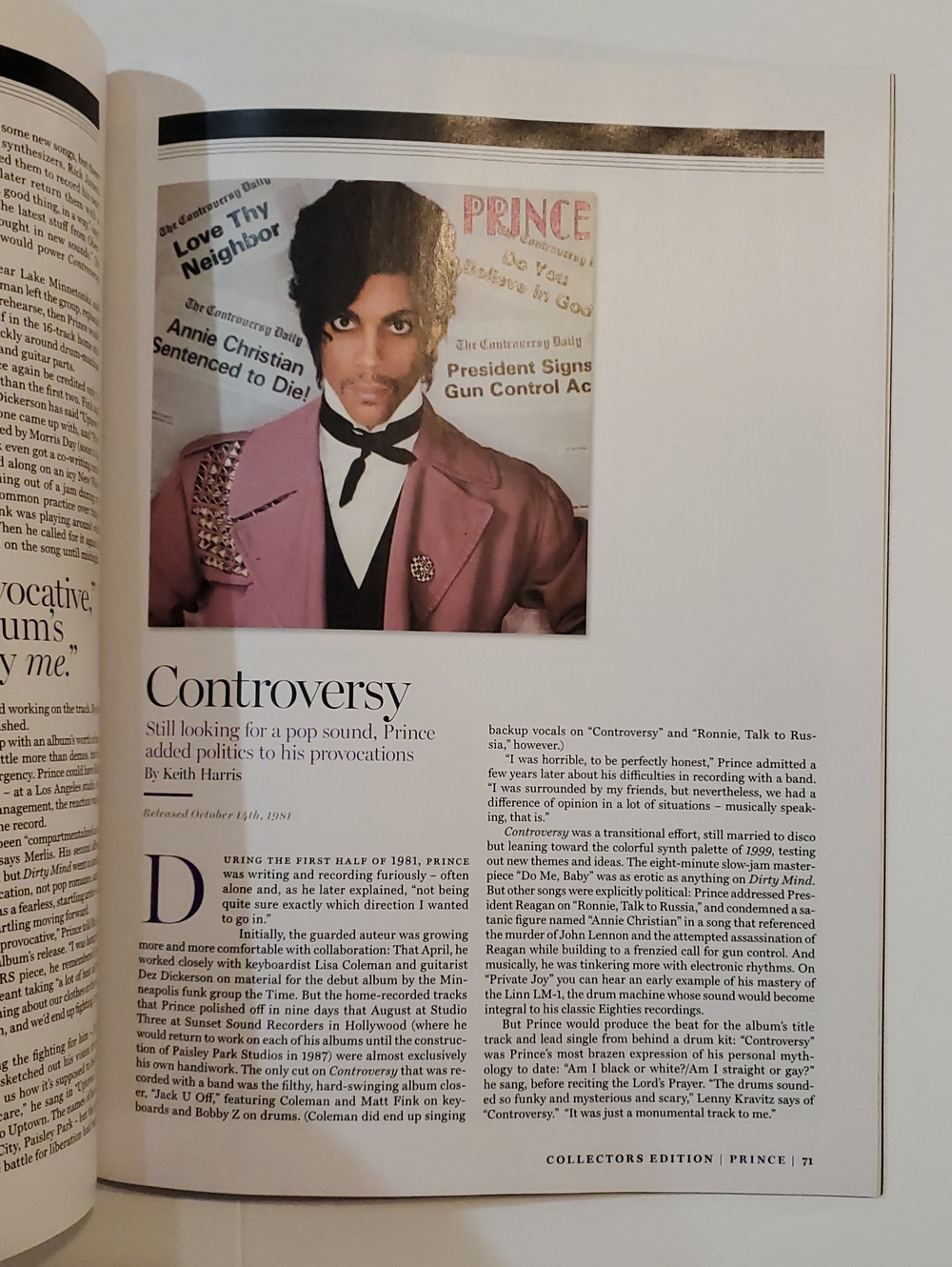 Rolling Stone Prince Issue 2026 - Picture 8 of 8
